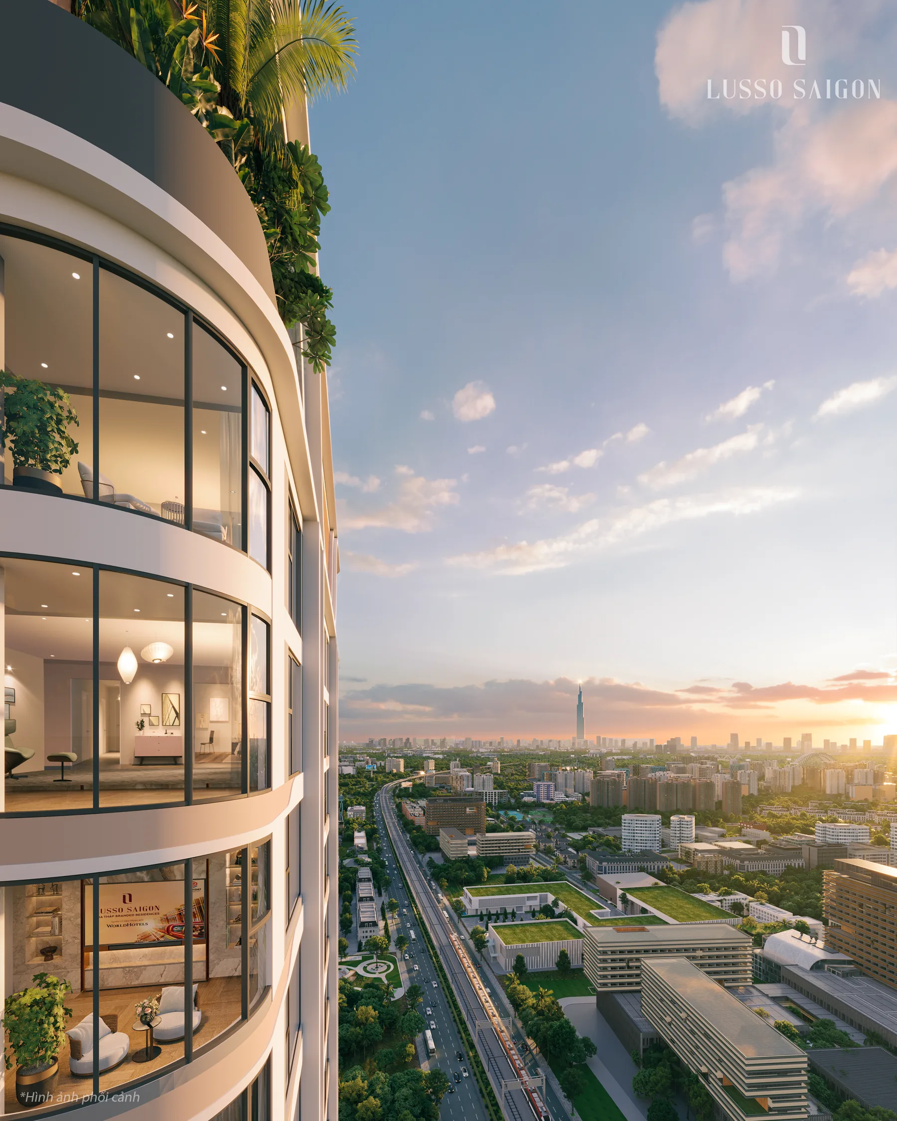 Tầm nhìn Lusso Saigon về Landmark 81